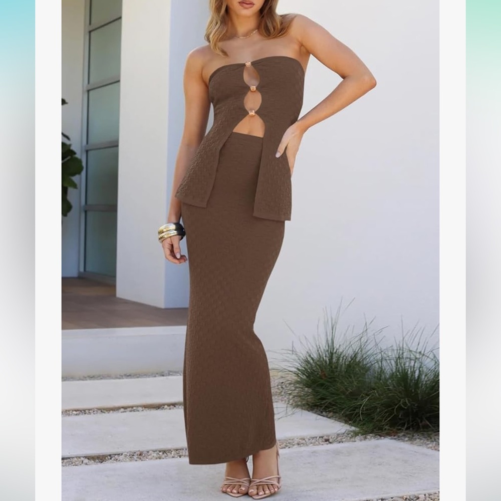 NWT Brown 2-Piece Set